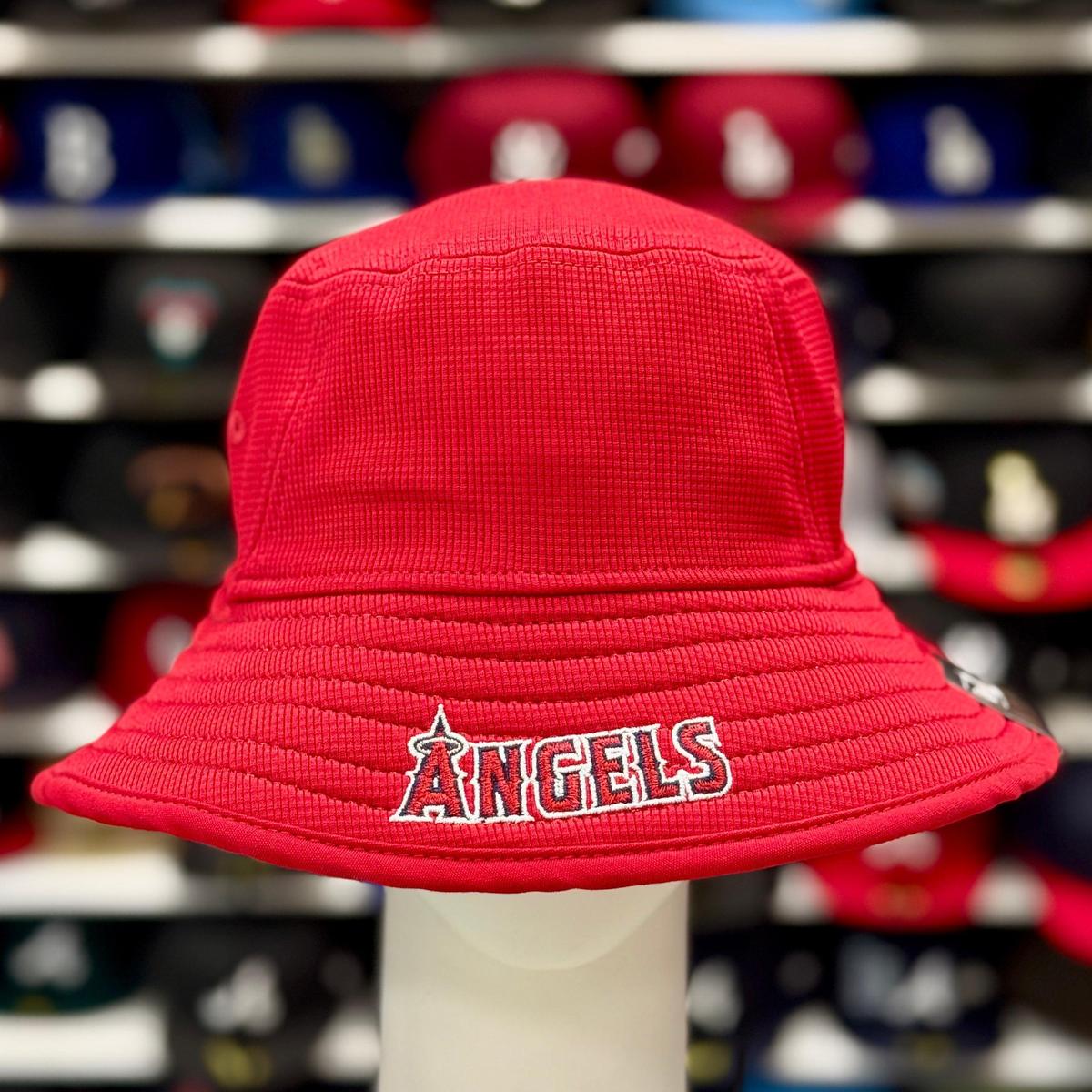 New Era Los Angeles Angels Red Bucket Hat - Product Image