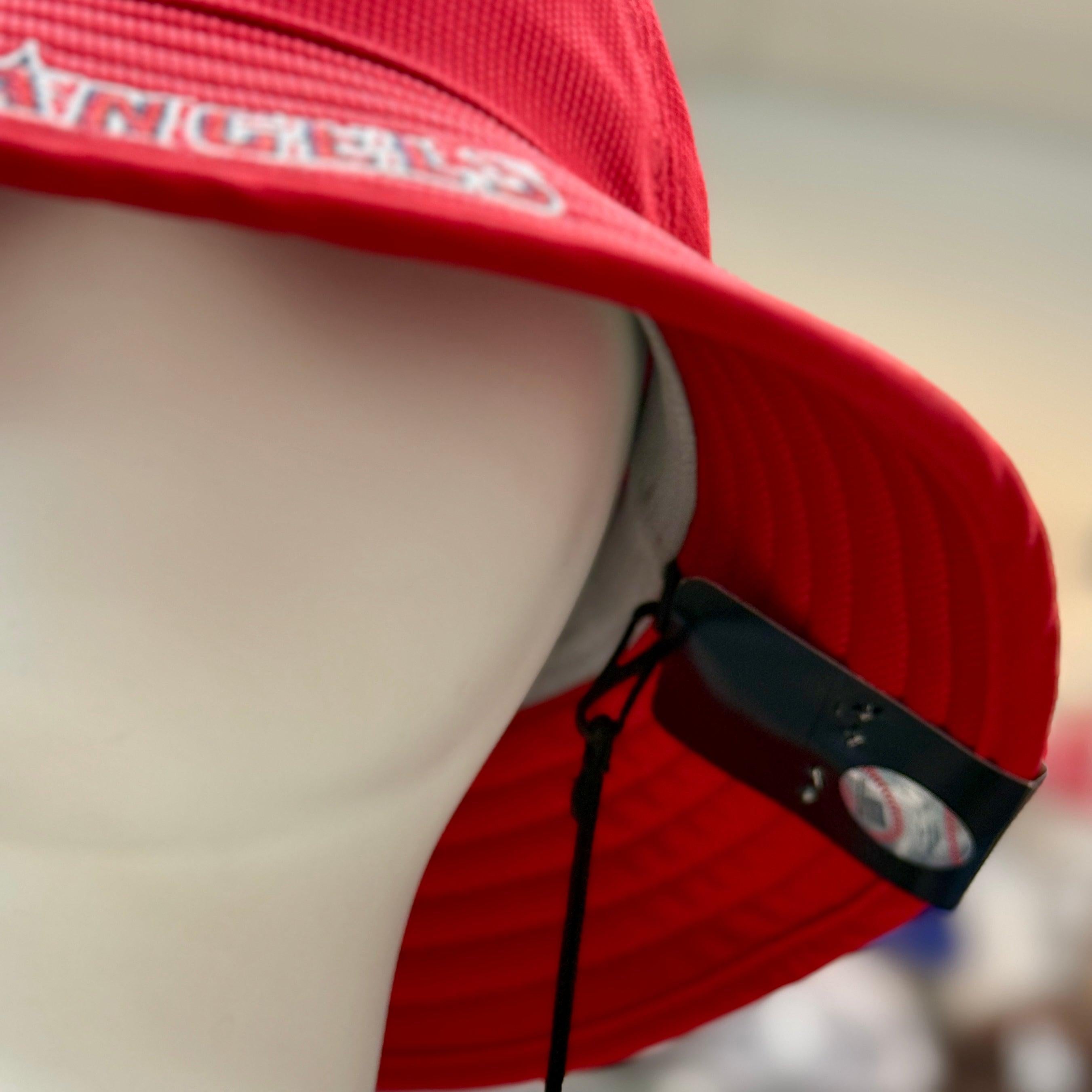 New Era Los Angeles Angels Red Bucket Hat - Product Image