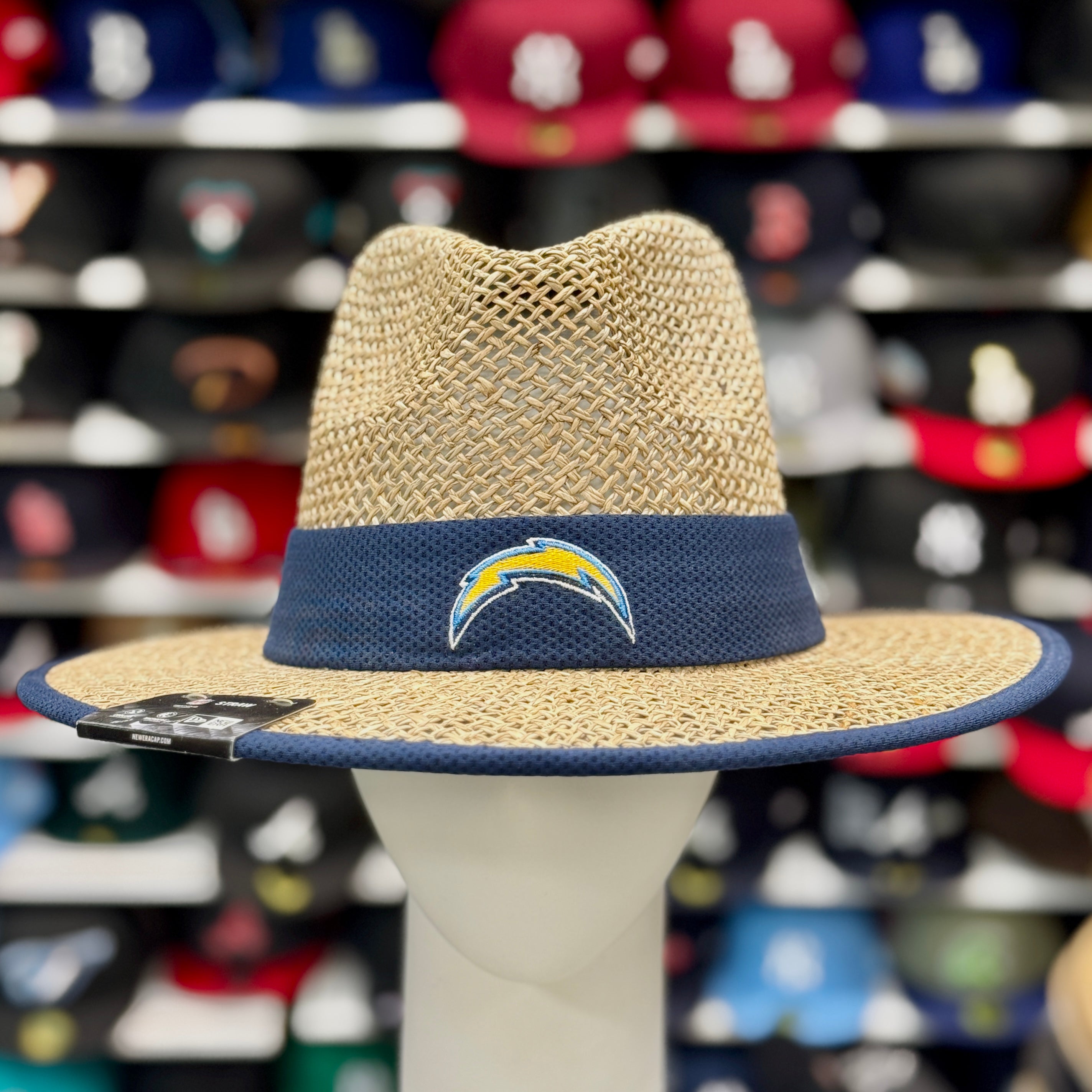 New Era Los Angeles Chargers Straw Hat - Product Image