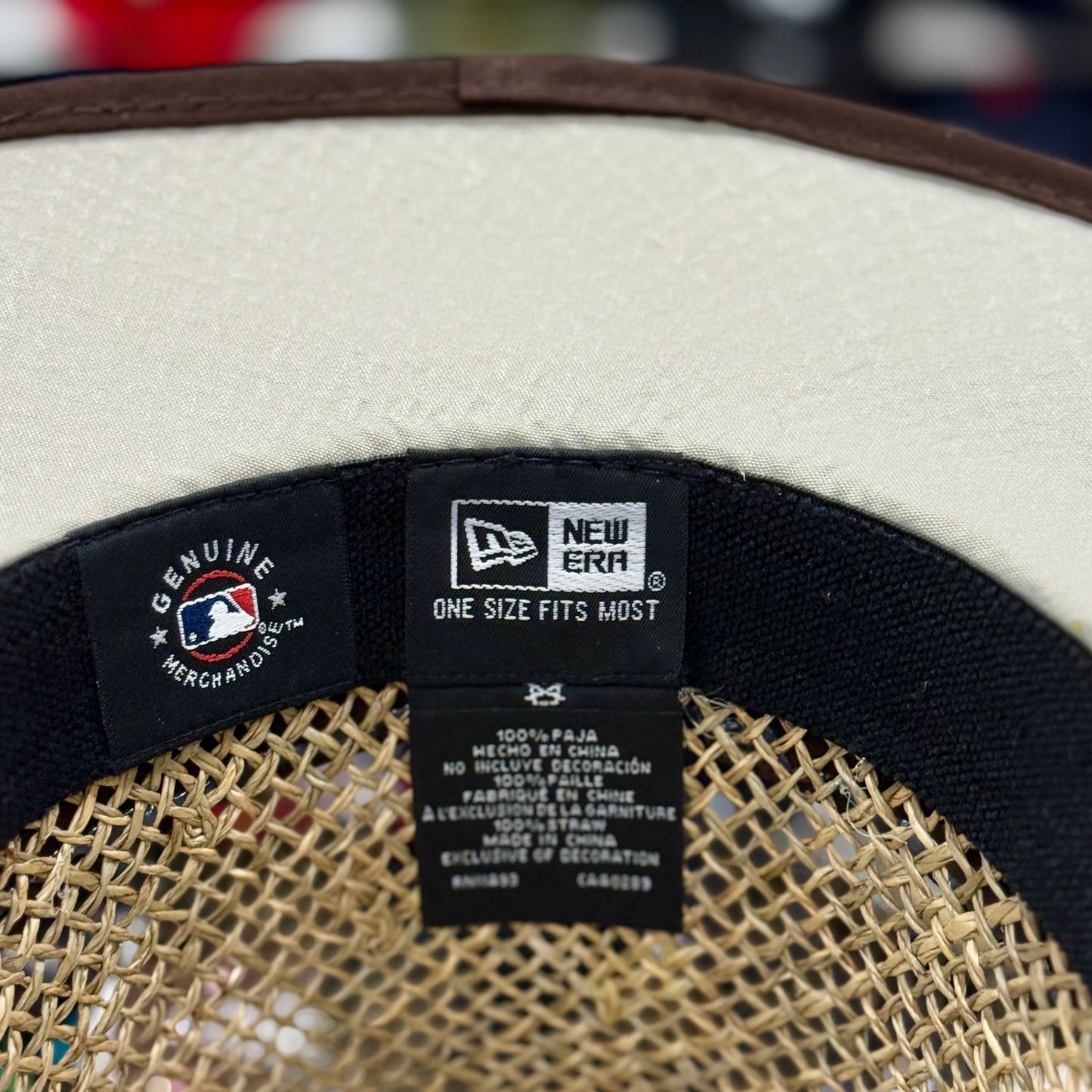 New Era San Diego Padres Straw Hat