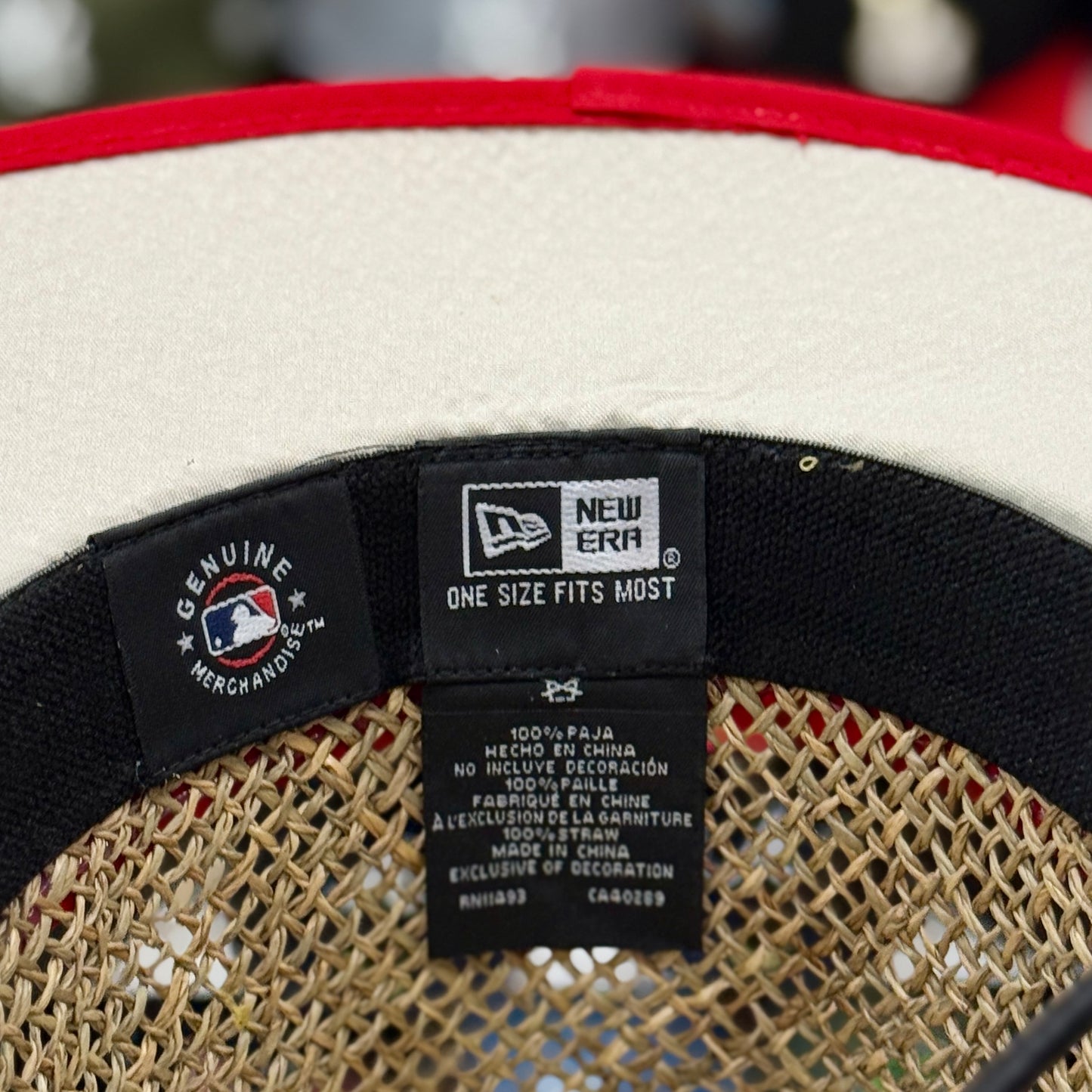 New Era Los Angeles Angels Straw Hat