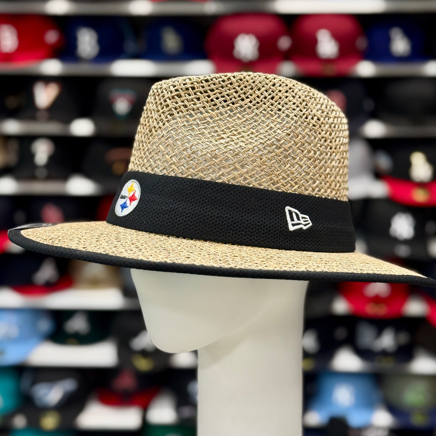 New Era Pittsburgh Steelers Straw Hat