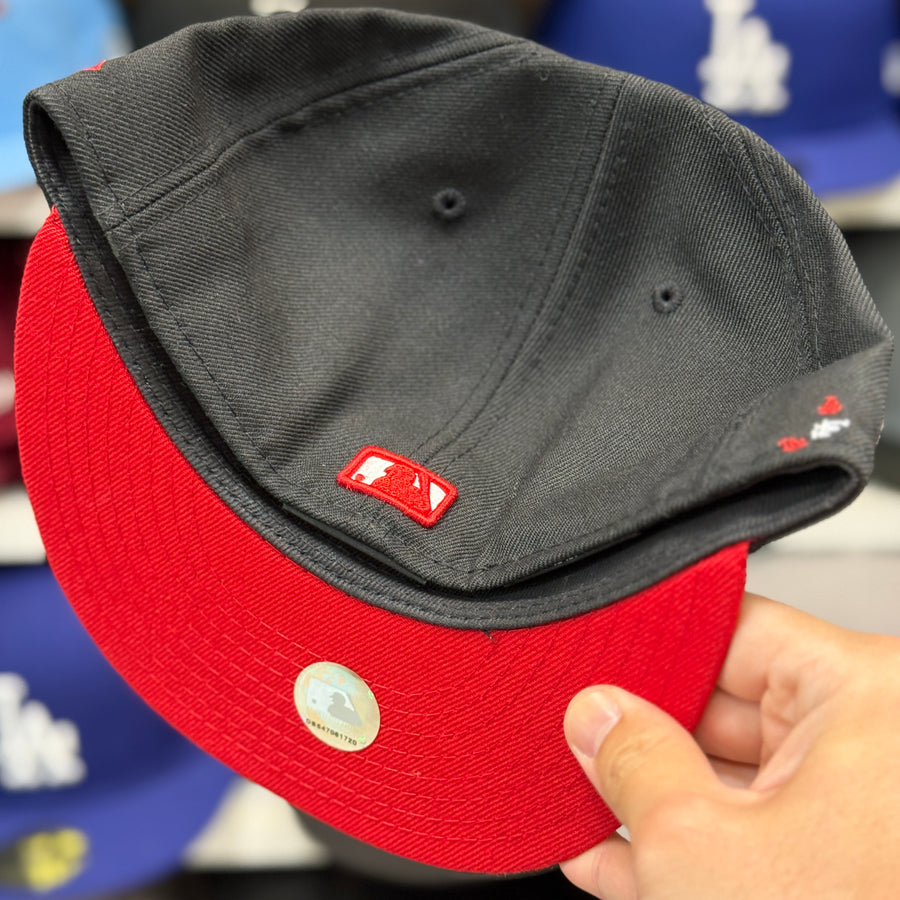 New Era Los Angeles Dodgers 'Logo Scatter' Black 59FIFTY Fitted Hat - Product Image