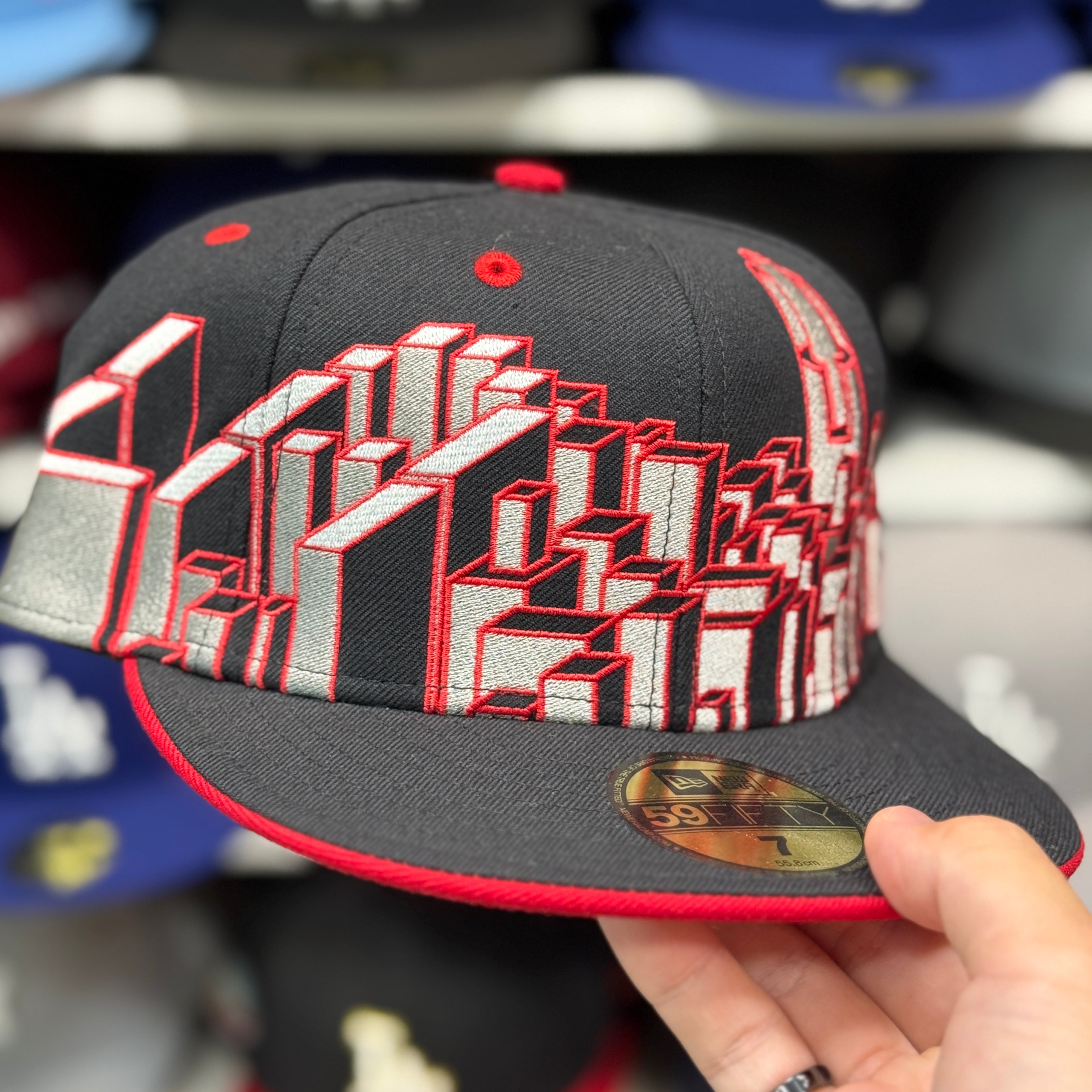New Era 'City Skyline' Black 59FIFTY Fitted Hat - Product Image