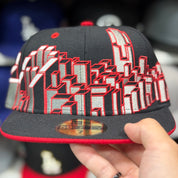 New Era 'City Skyline' Black 59FIFTY Fitted Hat - Product Image