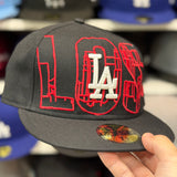 New Era Los Angeles Dodgers 'Urban Anatomy' Black 59FIFTY Fitted Hat