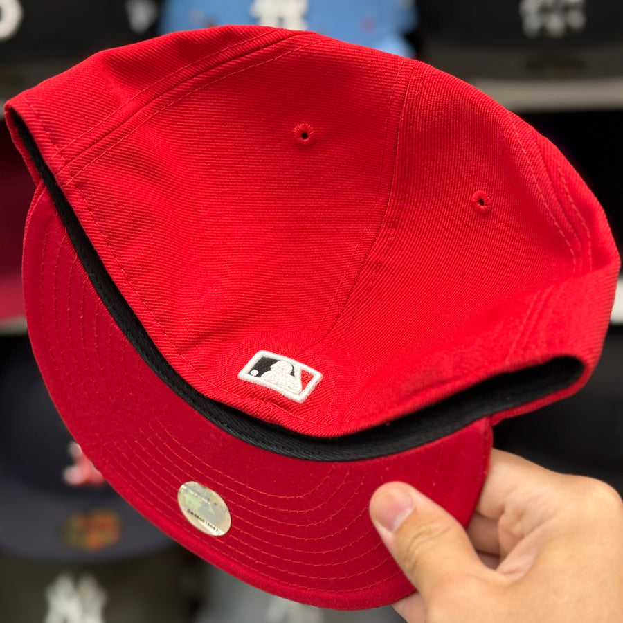 New Era Los Angeles Dodgers 'Prep Talk' Black 59FIFTY Fitted Hat - Product Image