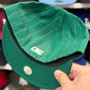 New Era New York Yankees 'Pinstripe' Green 59FIFTY Fitted Hat - Product Image