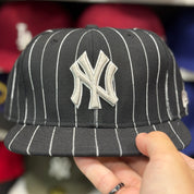 New Era New York Yankees 'Pinstripe' Black 59FIFTY Fitted Hat - Product Image