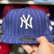 New Era New York Yankees 'Pinstripe' Blue 59FIFTY Fitted Hat - Product Image