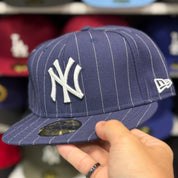 New Era New York Yankees 'Pinstripe' Navy 59FIFTY Fitted Hat - Product Image