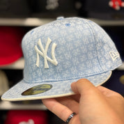 New Era New York Yankees 'Wallpaper Pack' Baby Blue 59FIFTY Fitted Hat - Product Image
