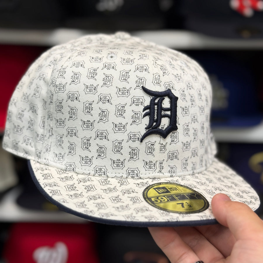 New Era Detroit Tigers 'Wallpaper Pack' White 59FIFTY Fitted Hat - Product Image
