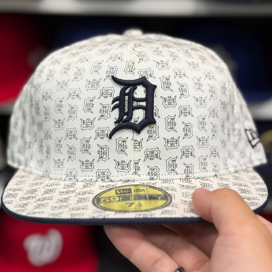 New Era Detroit Tigers 'Wallpaper Pack' White 59FIFTY Fitted Hat - Product Image