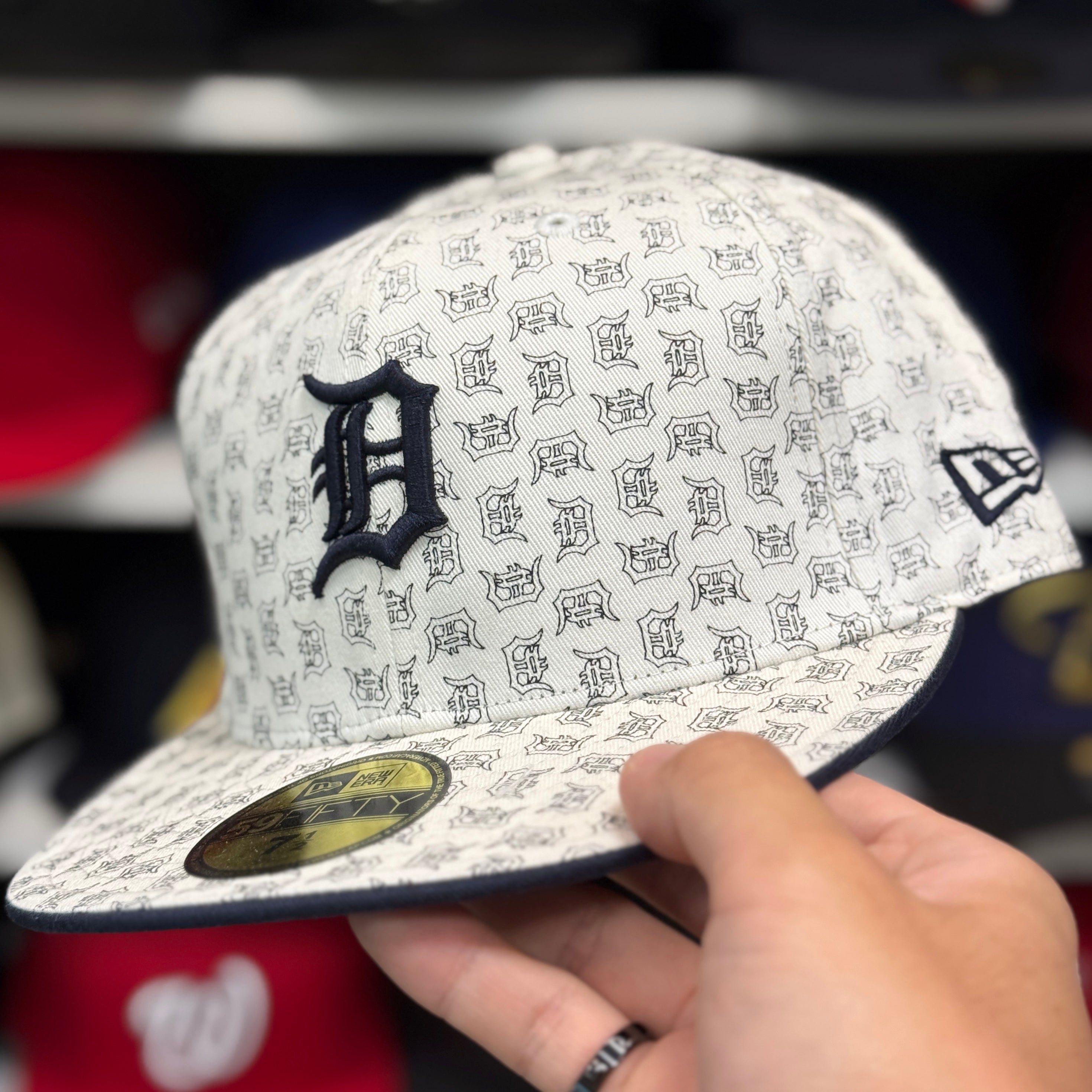 New Era Detroit Tigers 'Wallpaper Pack' White 59FIFTY Fitted Hat - Product Image