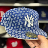New Era New York Yankees 'Wallpaper Pack' Blue 59FIFTY Fitted Hat