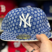 New Era New York Yankees 'Wallpaper Pack' Blue 59FIFTY Fitted Hat - Product Image