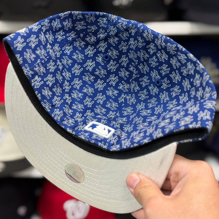 New Era New York Yankees 'Wallpaper Pack' Blue 59FIFTY Fitted Hat - Product Image