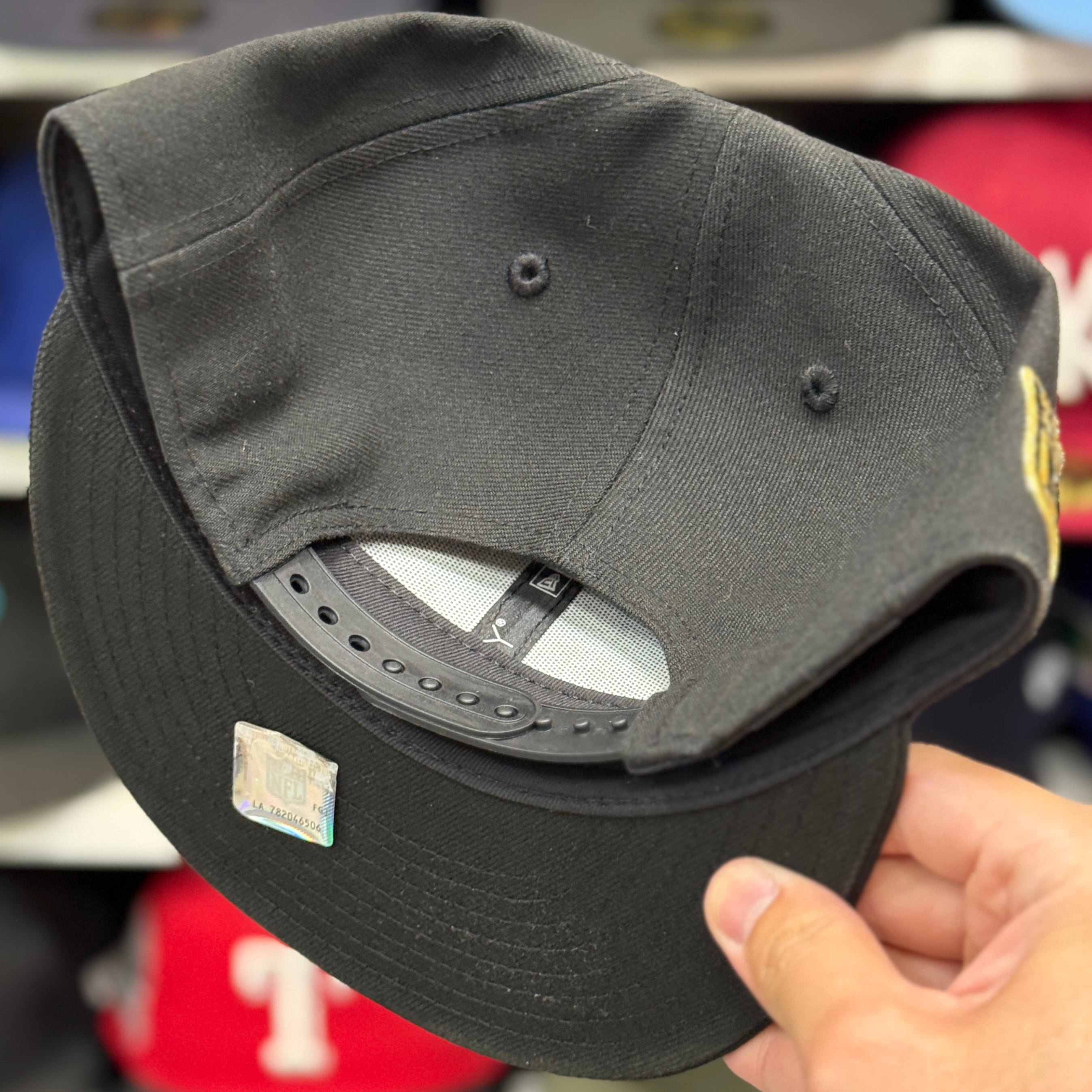 New Era Cleveland Browns 'Block Font' Black 9FIFTY Snapback - Product Image