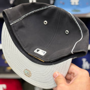 New Era New York Yankees 'Vintage Suede' Black 59FIFTY Fitted Hat - Product Image