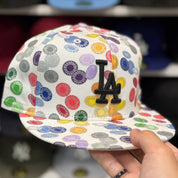 New Era Los Angeles Dodgers 'Disco Chip' White 59FIFTY Fitted Hat - Product Image