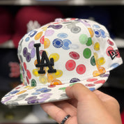 New Era Los Angeles Dodgers 'Disco Chip' White 59FIFTY Fitted Hat - Product Image