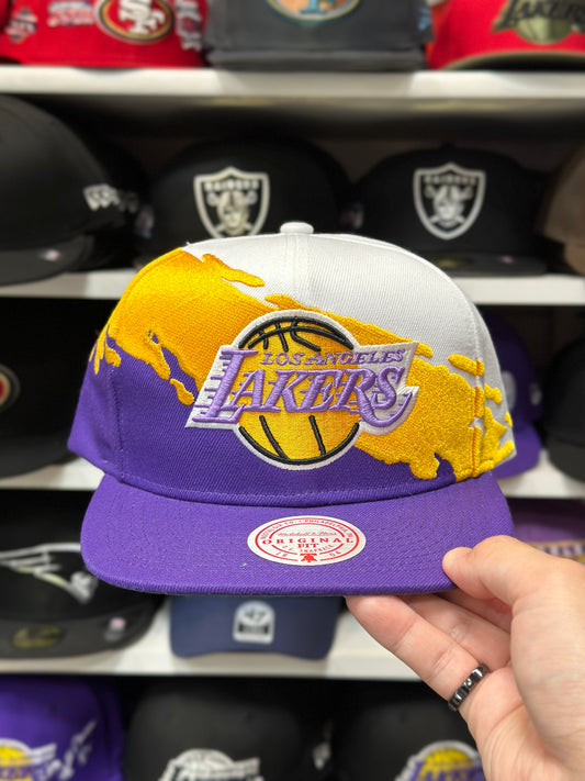 LA Lakers NBA Snapback | Vintage Mitchell & Ness Original Fit Adjustable Hat | Multicolor