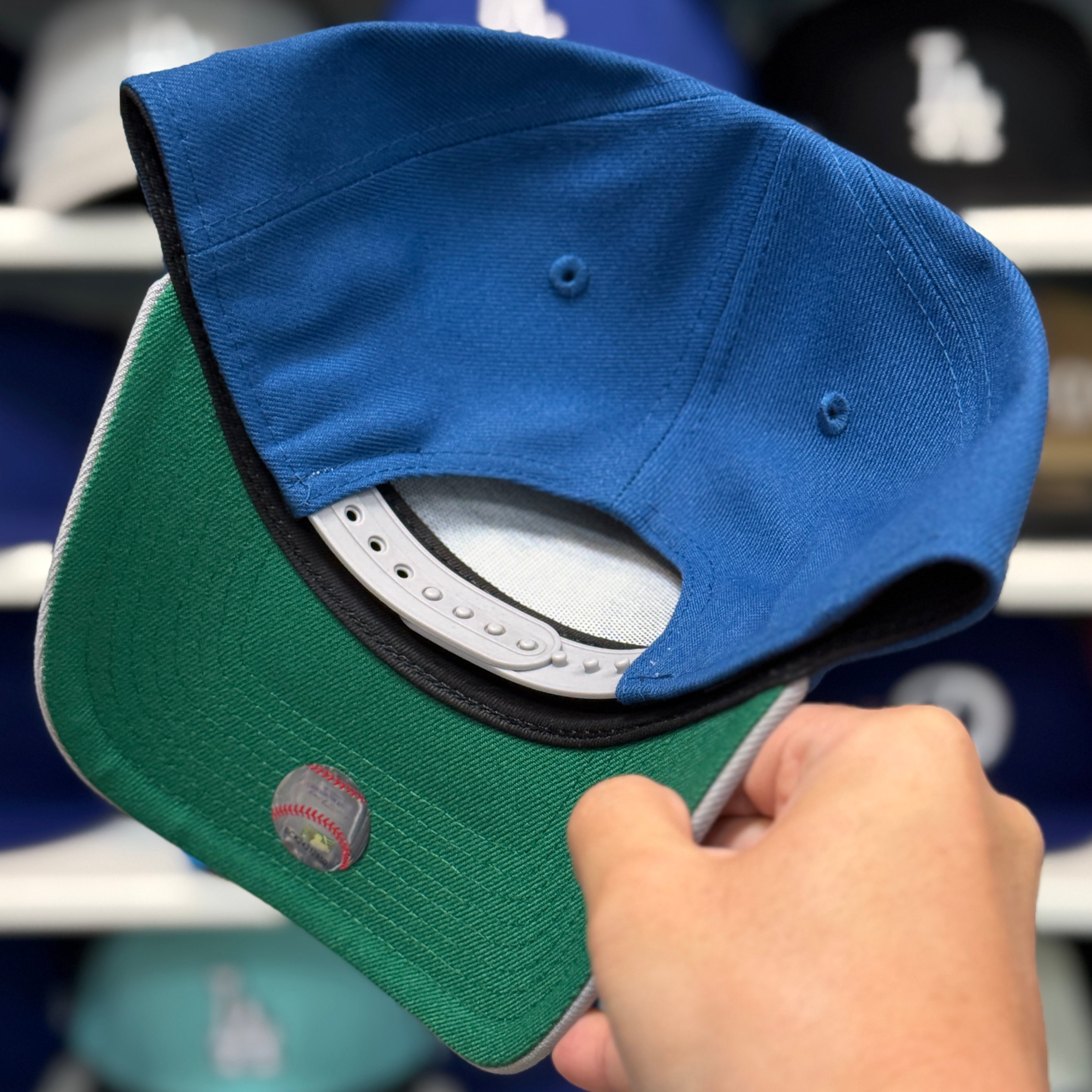 New Era Los Angeles Dodgers A-Frame Blue/Silver 9FORTY Snapback - Product Image