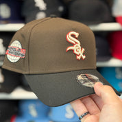 New Era Chicago White Sox '2005 World Series' A-Frame Brown/Black 9FORTY Snapback - Product Image
