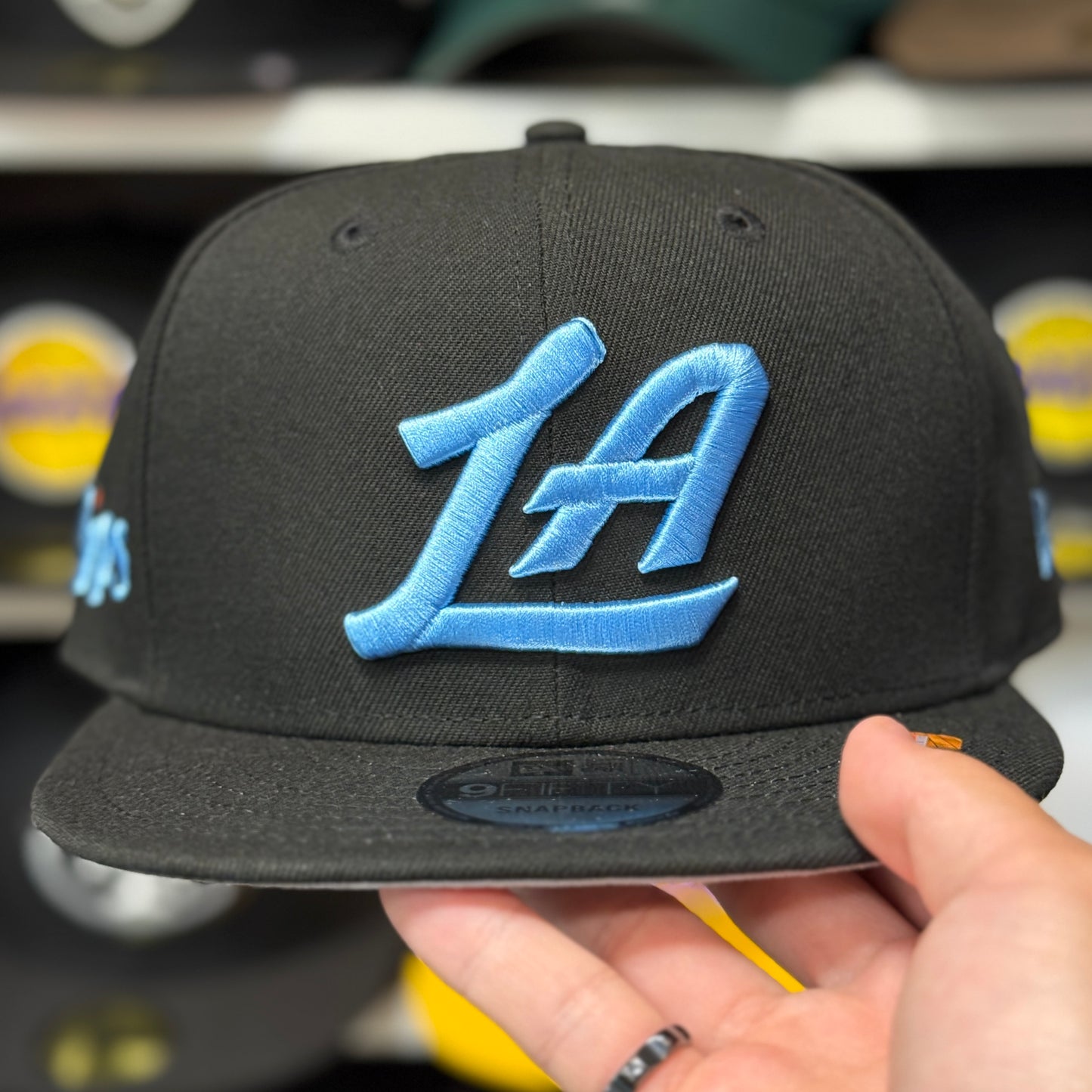 New Era Los Angeles Clippers Black/Light Blue 9FIFTY Snapback