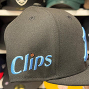 New Era Los Angeles Clippers Black/Light Blue 9FIFTY Snapback - Product Image