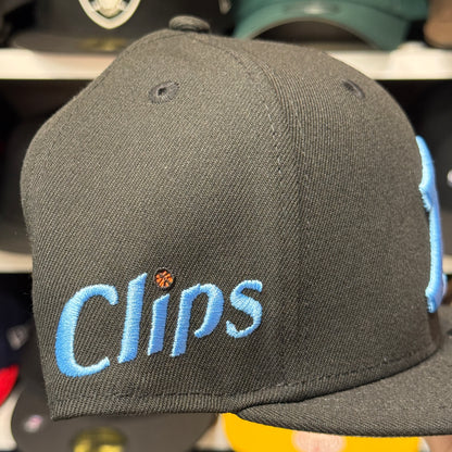 New Era Los Angeles Clippers Black/Light Blue 9FIFTY Snapback