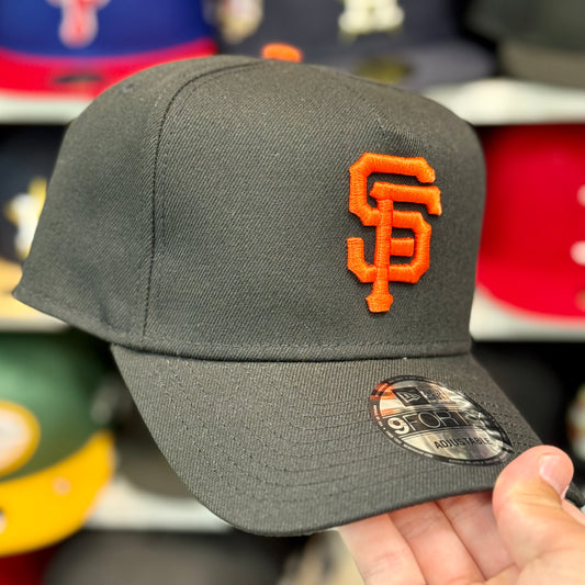 New Era San Francisco Giants A-Frame 9FORTY Snapback Black