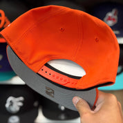 New Era Anaheim Ducks 'Script Logo' Orange 9FIFTY Snapback - Product Image