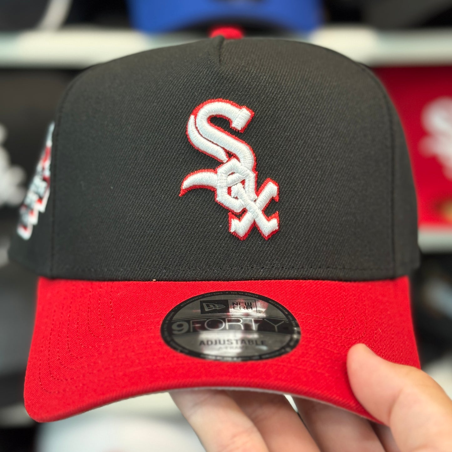 New Era Chicago White Sox '2003 All Star Game' A-Frame 9FORTY Snapback Black/Red