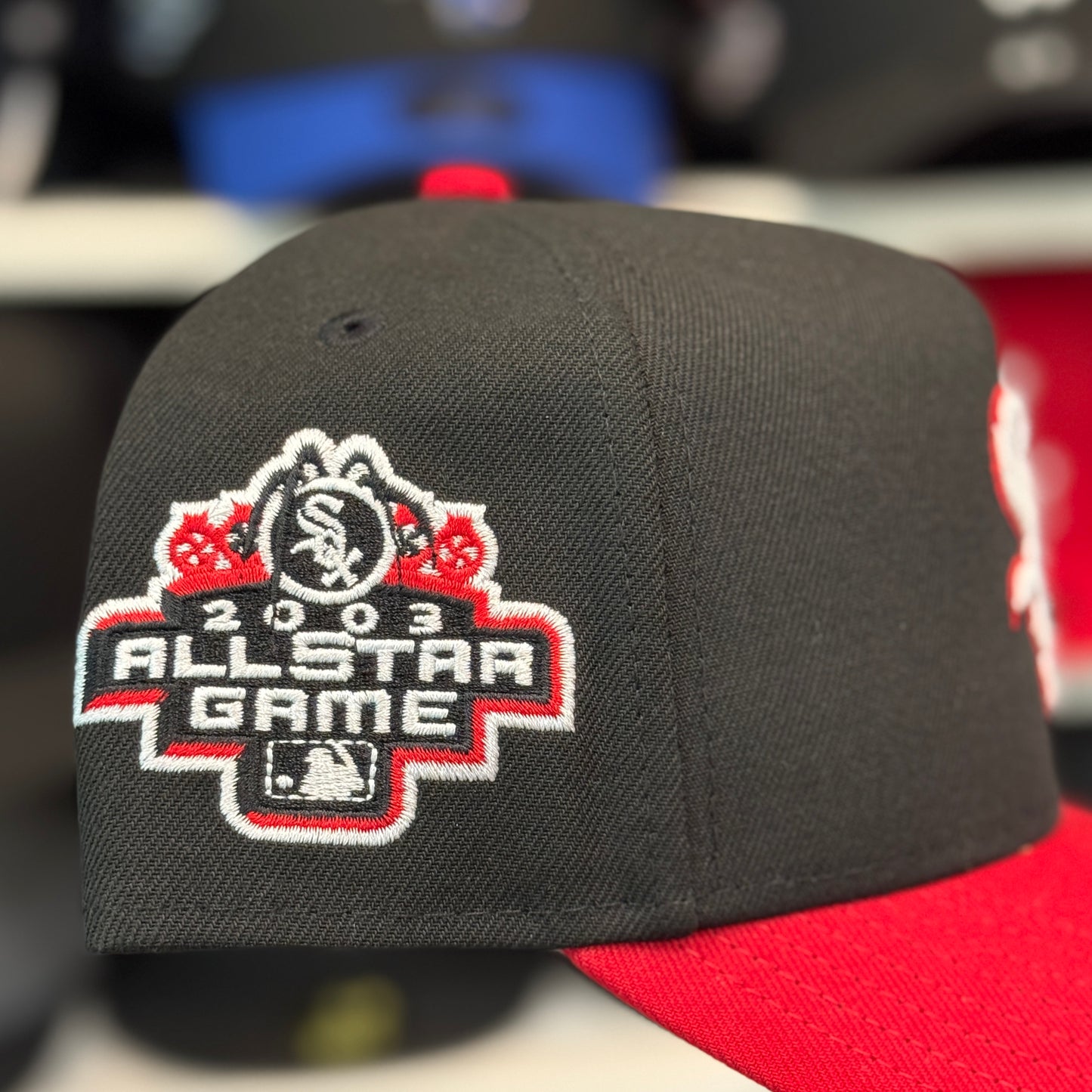 New Era Chicago White Sox '2003 All Star Game' A-Frame 9FORTY Snapback Black/Red