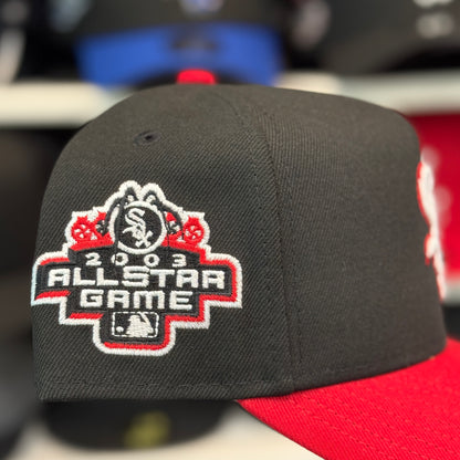 New Era Chicago White Sox '2003 All Star Game' A-Frame 9FORTY Snapback Black/Red