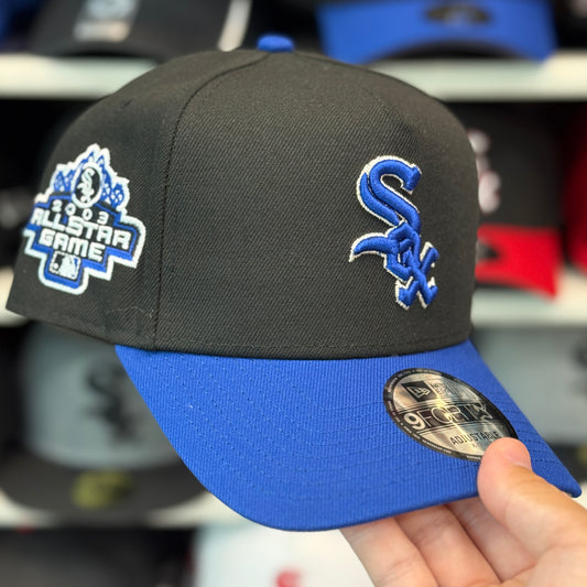 New Era Chicago White Sox '2003 All Star Game' A-Frame 9FORTY Snapback Black/Blue