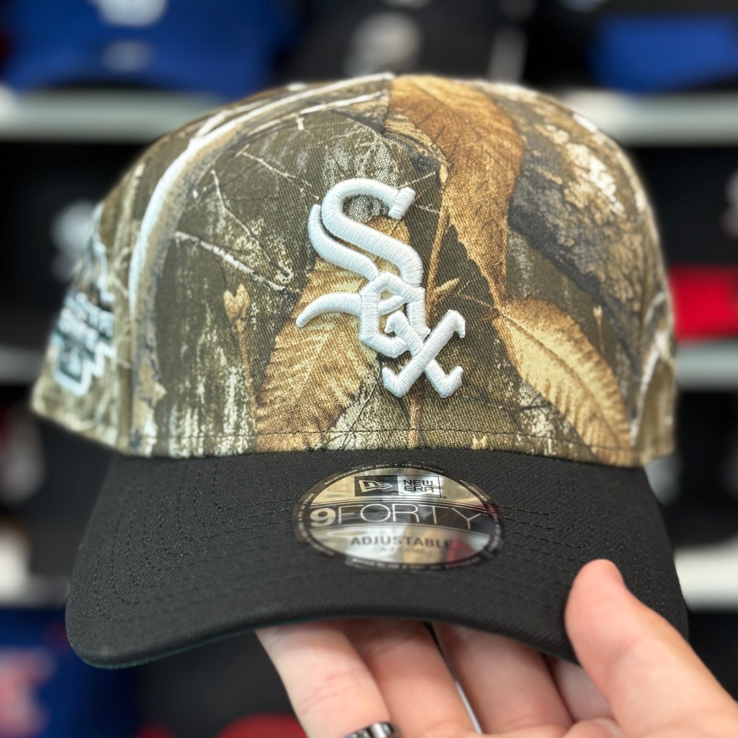New Era Chicago White Sox '2003 All Star Game' Camouflage A-Frame 9FORTY Snapback Real Tree Camo/Black