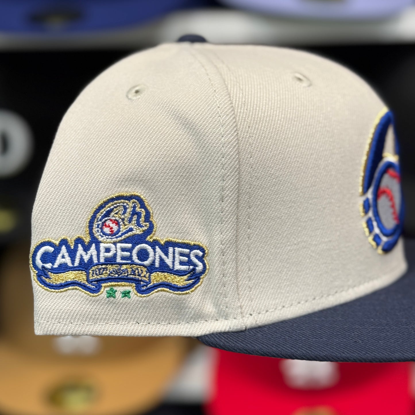 New Era Charros de Jalisco 'Campeones' 9FIFTY Snapback Ivory/Navy