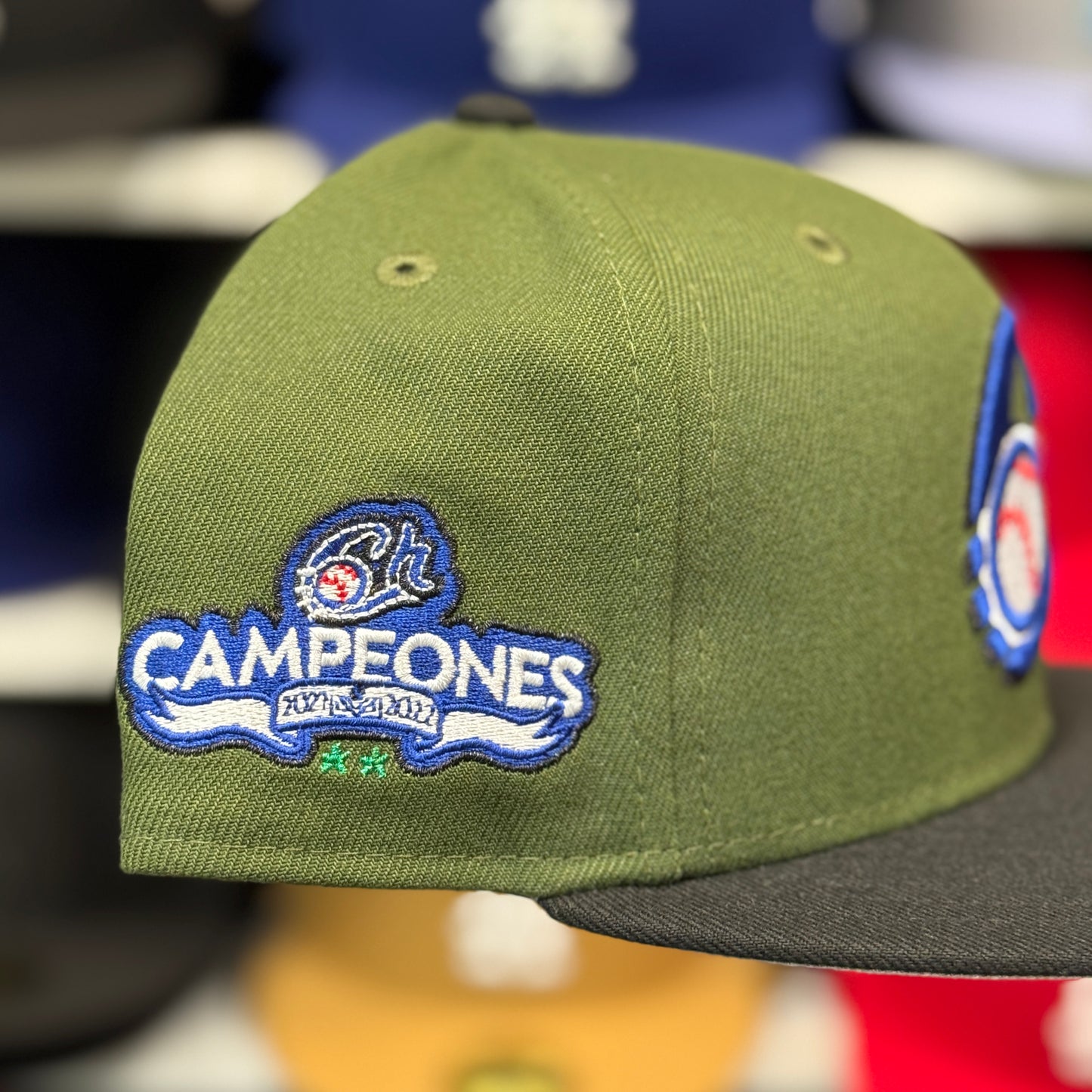 New Era Charros de Jalisco 'Campeones' 9FIFTY Snapback Olive/Black