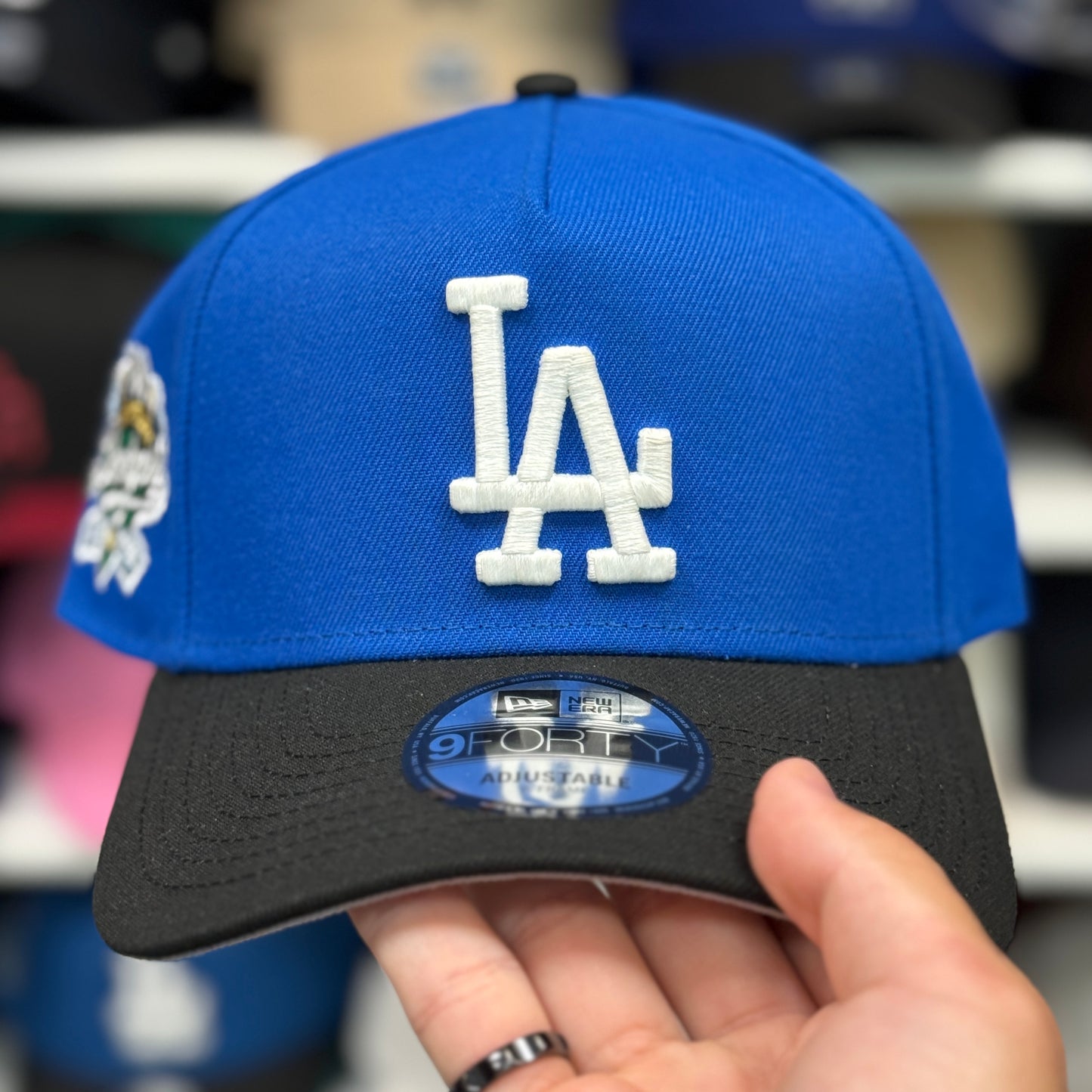 New Era Los Angeles Dodgers '100th Anniversary' A-Frame 9FORTY Snapback Blue/Black