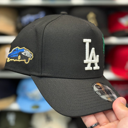 New Era Los Angeles Dodgers 'Lowrider Palm Tree' A-Frame 9FORTY Snapback Black - Blue Under Brim