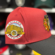 New Era Chicago Blackhawks A-Frame Red/Black 9FORTY Snapback - Product Image