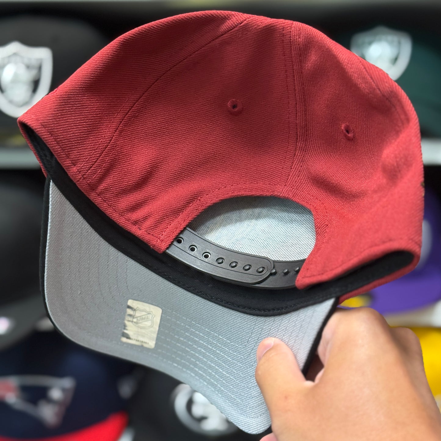 New Era Chicago Blackhawks A-Frame 9FORTY Snapback Red / Black