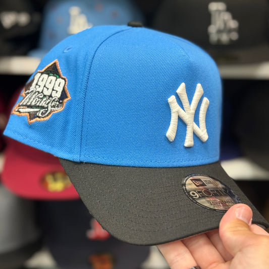 New Era A-Frame New York Yankees Two-Tone '1999 World Series' 9FORTY Snapback Blue/Black