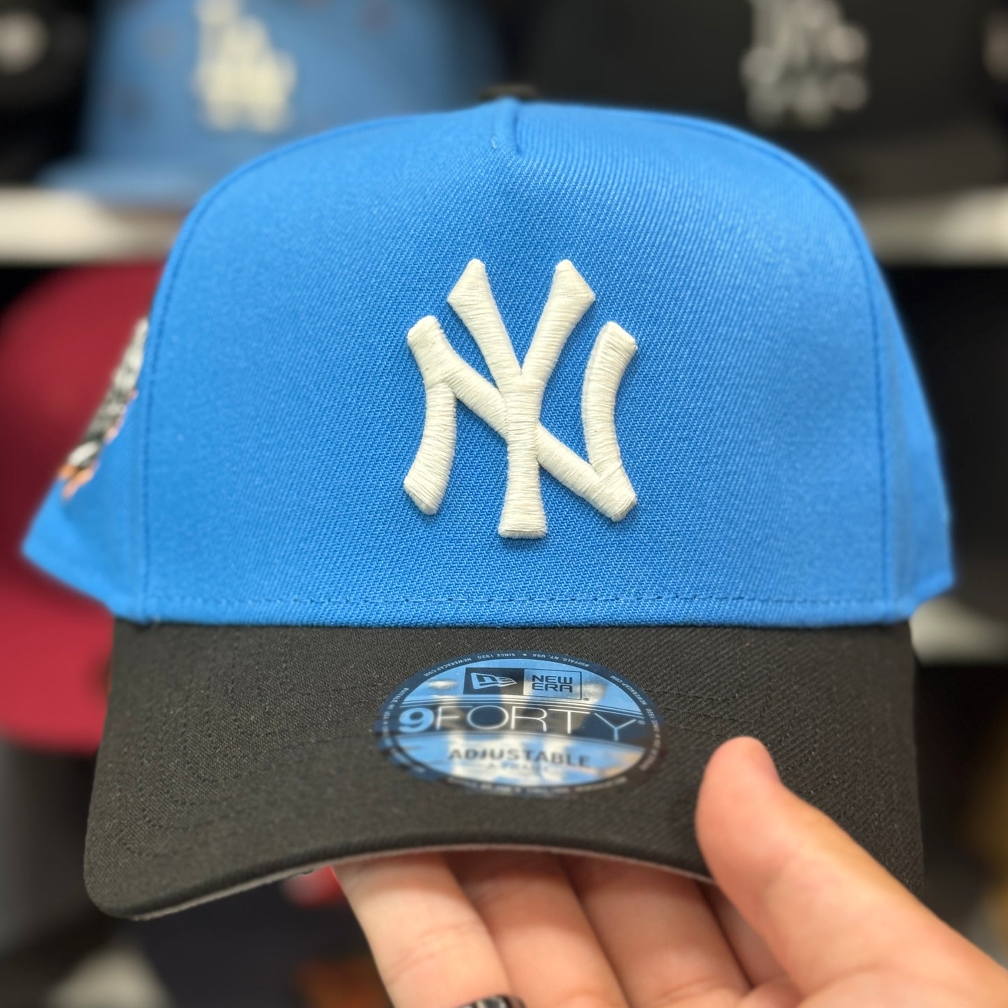 New Era A-Frame New York Yankees Two-Tone '1999 World Series' 9FORTY Snapback Blue/Black