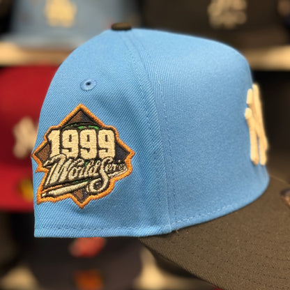 New Era A-Frame New York Yankees Two-Tone '1999 World Series' 9FORTY Snapback Blue/Black