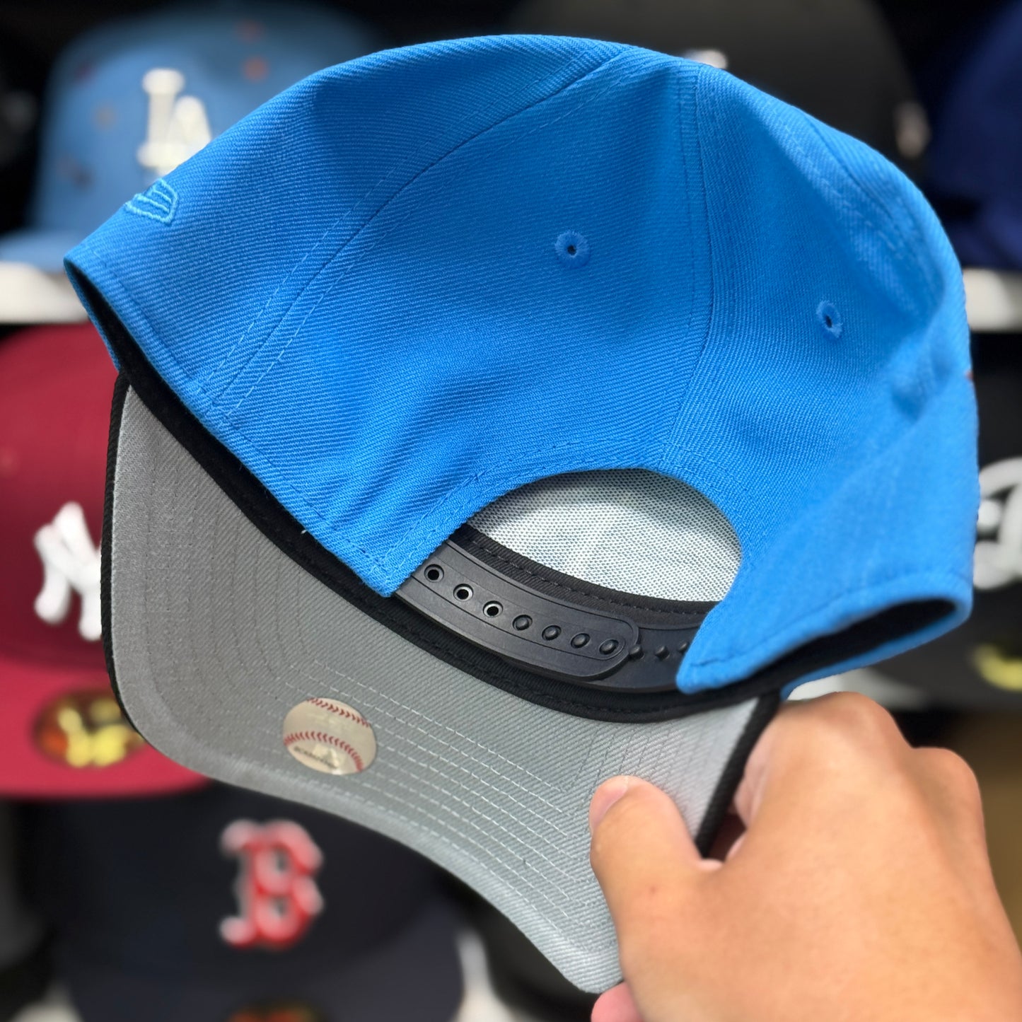 New Era A-Frame New York Yankees Two-Tone '1999 World Series' 9FORTY Snapback Blue/Black