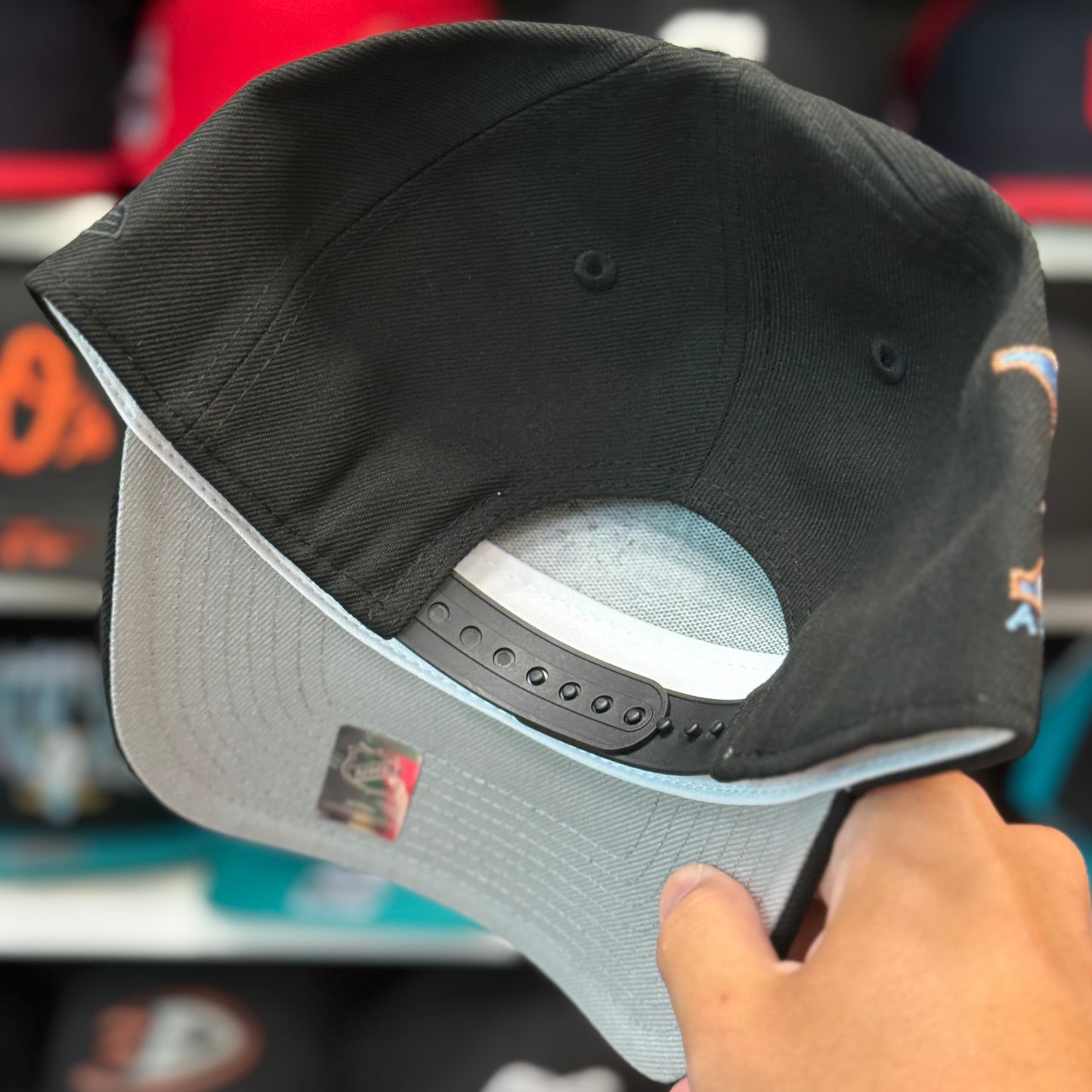 New Era Anaheim Ducks 'Mighty Decade' A-Frame 9FORTY Snapback Black